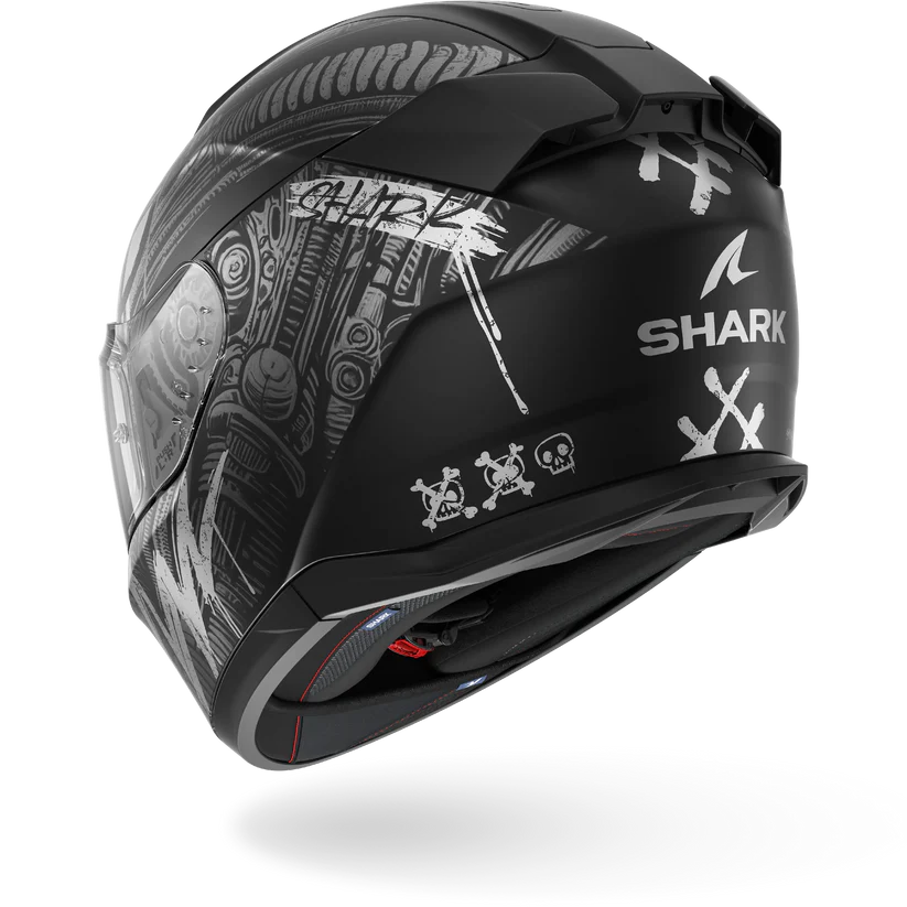 Shark D-Skwal 3 SHIEVER Mat Black Anthracite Silver (KAS)