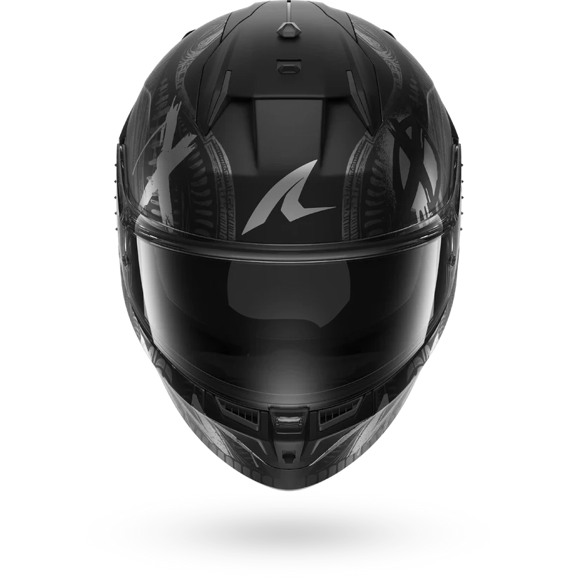 Shark D-Skwal 3 SHIEVER Mat Black Anthracite Silver (KAS)
