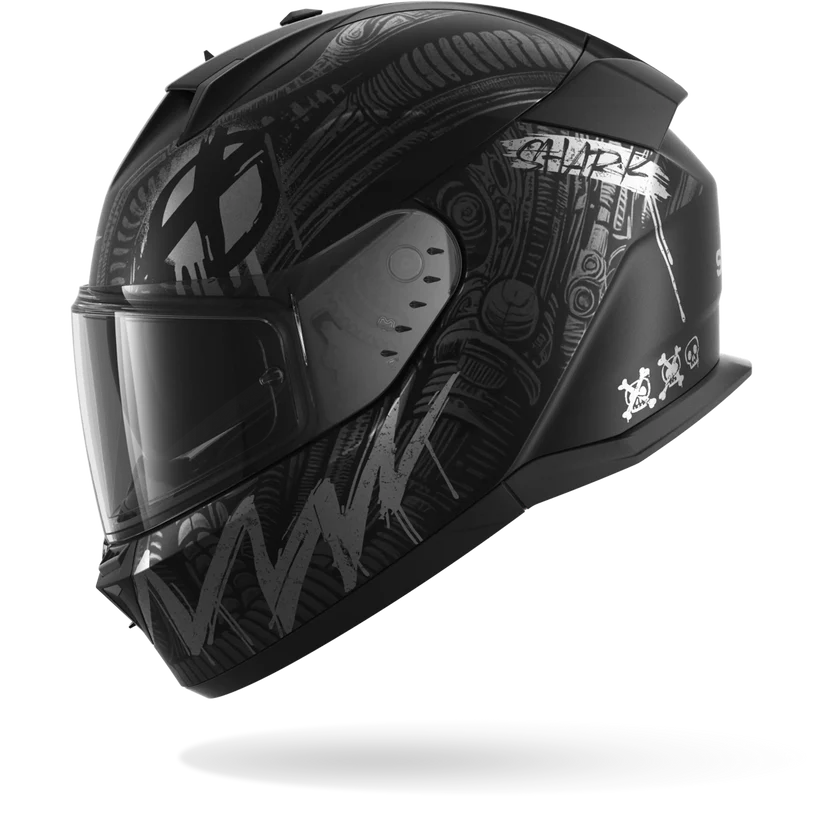Shark D-Skwal 3 SHIEVER Mat Black Anthracite Silver (KAS)