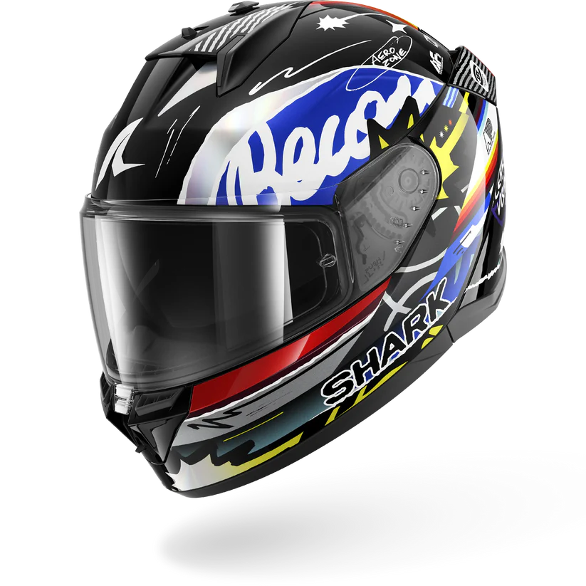 Shark D-Skwal 3 STREETRUSH Black Blue Chrome (KBU)