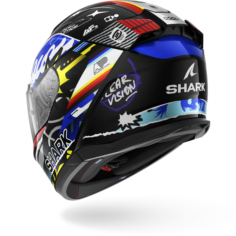 Shark D-Skwal 3 STREETRUSH Black Blue Chrome (KBU)