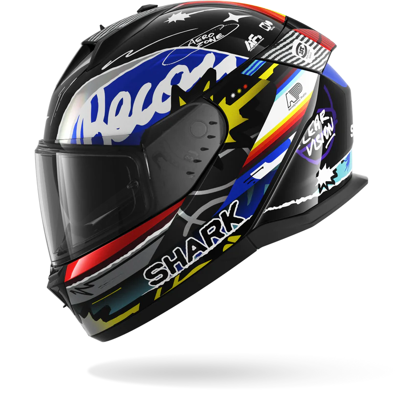 Shark D-Skwal 3 STREETRUSH Black Blue Chrome (KBU)