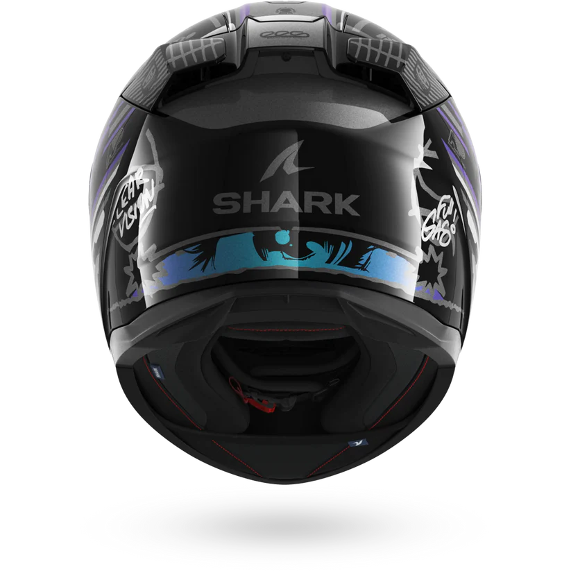 Shark D-Skwal 3 STREETRUSH Black Green Chrome (KGU)