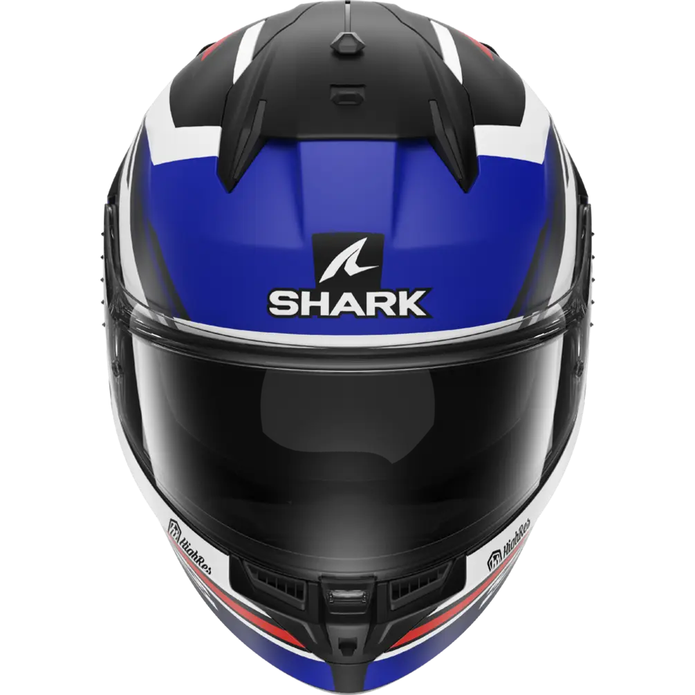 Shark D-Skwal 3 FIRSTLAP Matt Black/Blue/Red Helmet (KBR)