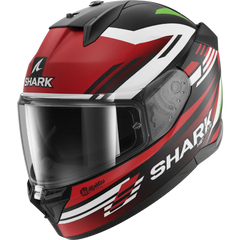Shark D-Skwal 3 FIRSTLAP Matt Black/Red/Green Helmet (KRG)