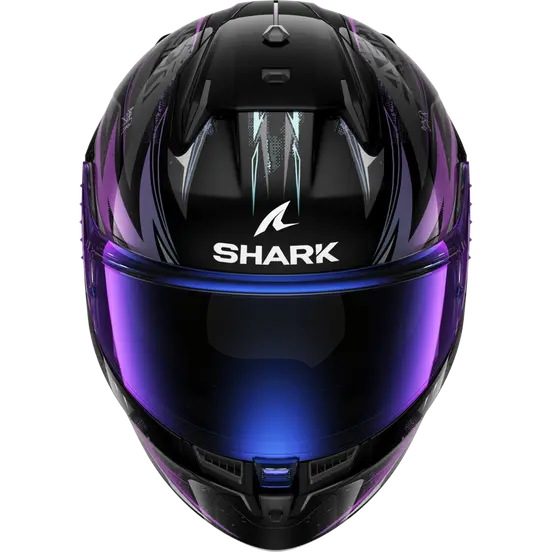 Shark D-Skwal 3 Blast-R Black/Blue/Purple Helmet (KGX)