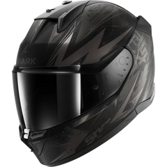 Shark D-Skwal 3 Blast-R Matt Black/Grey Helmet (KAA)