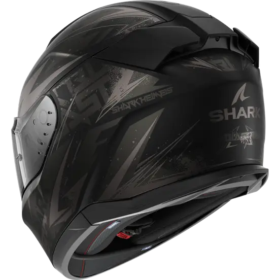 Shark D-Skwal 3 Blast-R Matt Black/Grey Helmet (KAA)