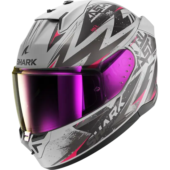 Shark D-Skwal 3 Blast-R Matt Grey/Black/Red Helmet (SVK)