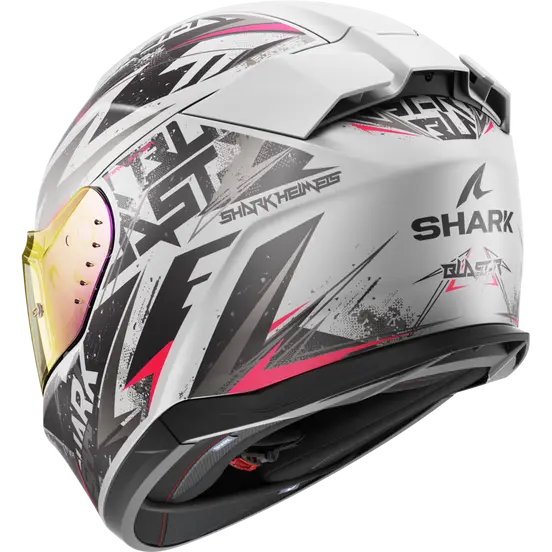Shark D-Skwal 3 Blast-R Matt Grey/Black/Red Helmet (SVK)