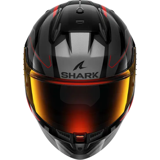 Shark D-Skwal 3 Sizler Black/Grey/Red Helmet (KAR)