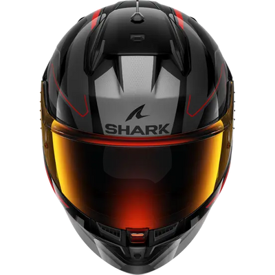 Shark D-Skwal 3 Sizler Black/Grey/Red Helmet (KAR)