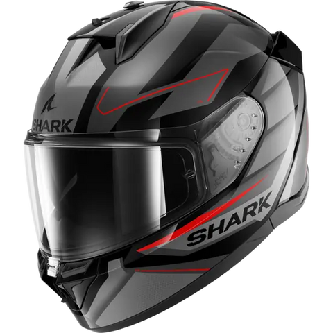 Shark D-Skwal 3 Sizler Black/Grey/Red Helmet (KAR)