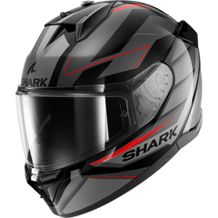 Shark D-Skwal 3 Sizler Black/Grey/Red Helmet (KAR)