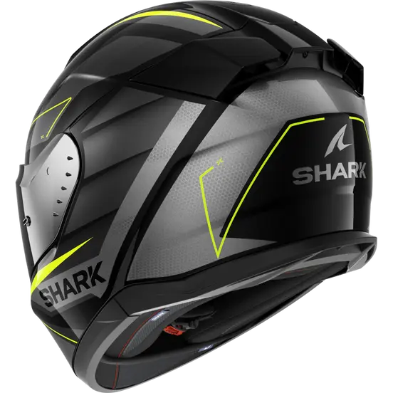 Shark D-Skwal 3 Sizler Black/Grey/Yellow Helmet (KAY)