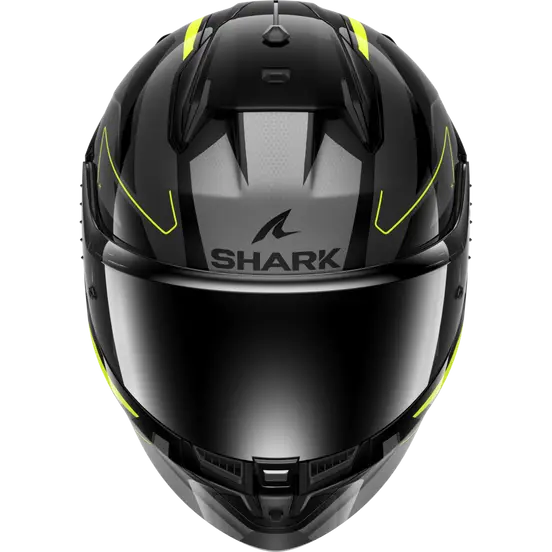 Shark D-Skwal 3 Sizler Black/Grey/Yellow Helmet (KAY)