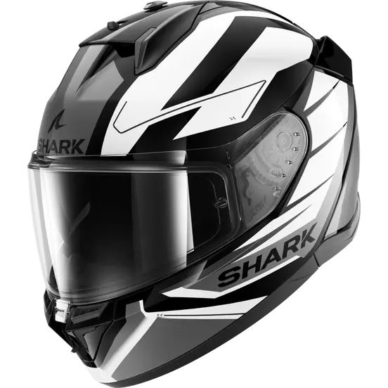 Shark D-Skwal 3 Sizler Black/Grey/White Helmet (KWA)