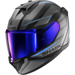 Shark D-Skwal 3 Sizler Matt Black/Grey/Blue Helmet (KAB)