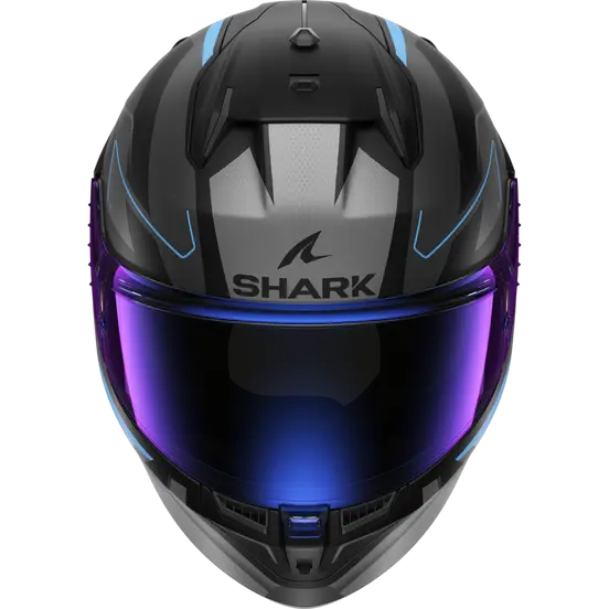 Shark D-Skwal 3 Sizler Matt Black/Grey/Blue Helmet (KAB)