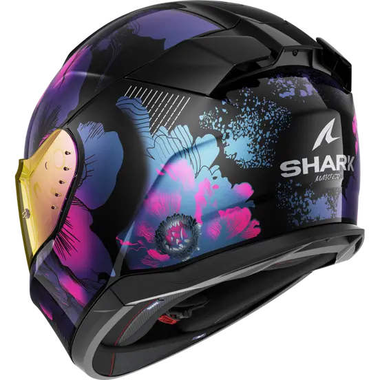 Shark D-Skwal 3 Mayfer Black/Purple/Blue Helmet (KVX)