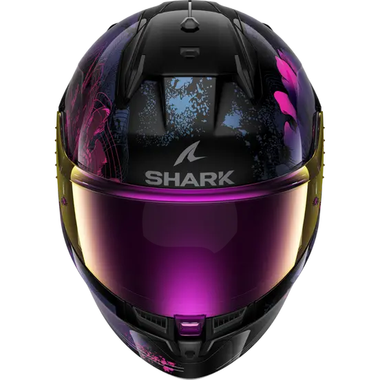 Shark D-Skwal 3 Mayfer Black/Purple/Blue Helmet (KVX)
