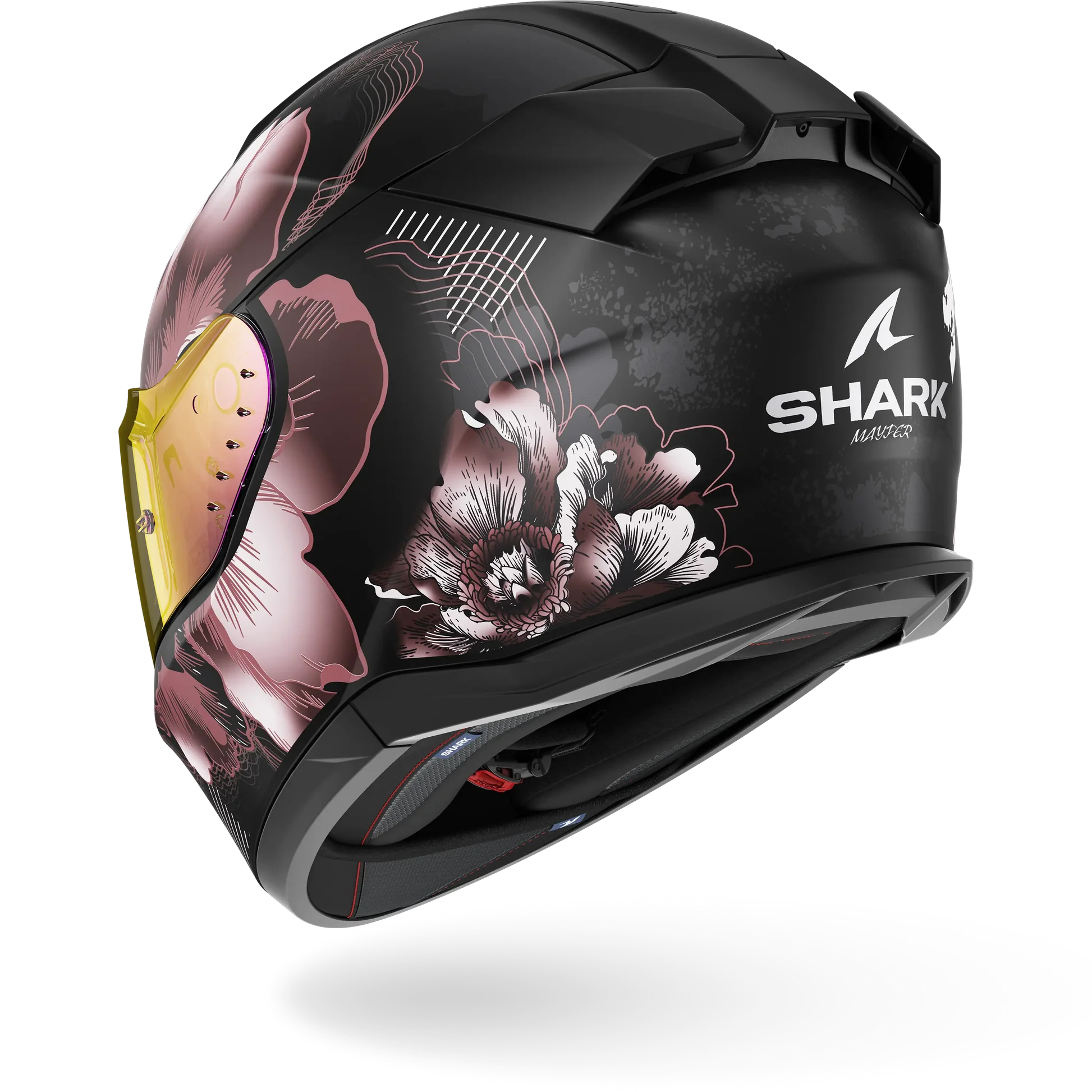 Shark D-Skwal 3 Mayfer Matte Black Violet Gold (KVQ)