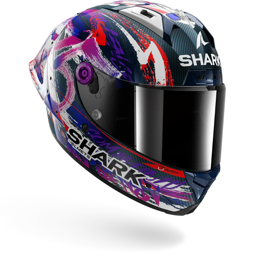 Shark Aeron GP FIM Racing #1 Zarco Signature Carbon White Violet (DWV)