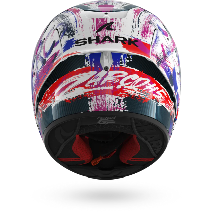 Shark Aeron GP FIM Racing #1 Zarco Signature Carbon White Violet (DWV)