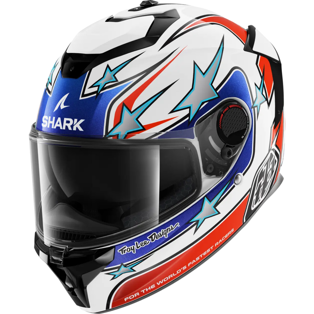 Shark x TLD Spartan GT Pro Flagstaff White Red Blue Helmet (WRB)