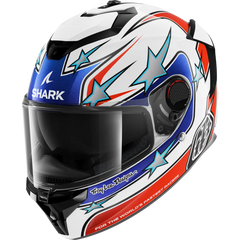 Shark x TLD Spartan GT Pro Flagstaff White Red Blue Helmet (WRB)