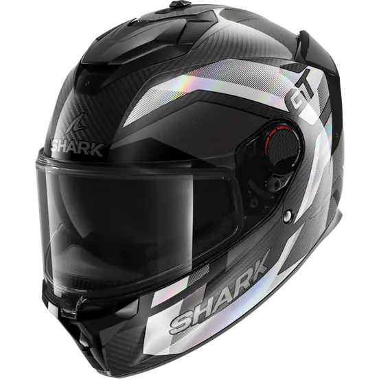 Shark Spartan GT Pro Carbon Ritmo Chrome Grey/Black Helmet (DAI)