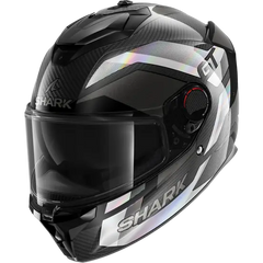 Shark Spartan GT Pro Carbon Ritmo Chrome Grey/Black Helmet (DAI)