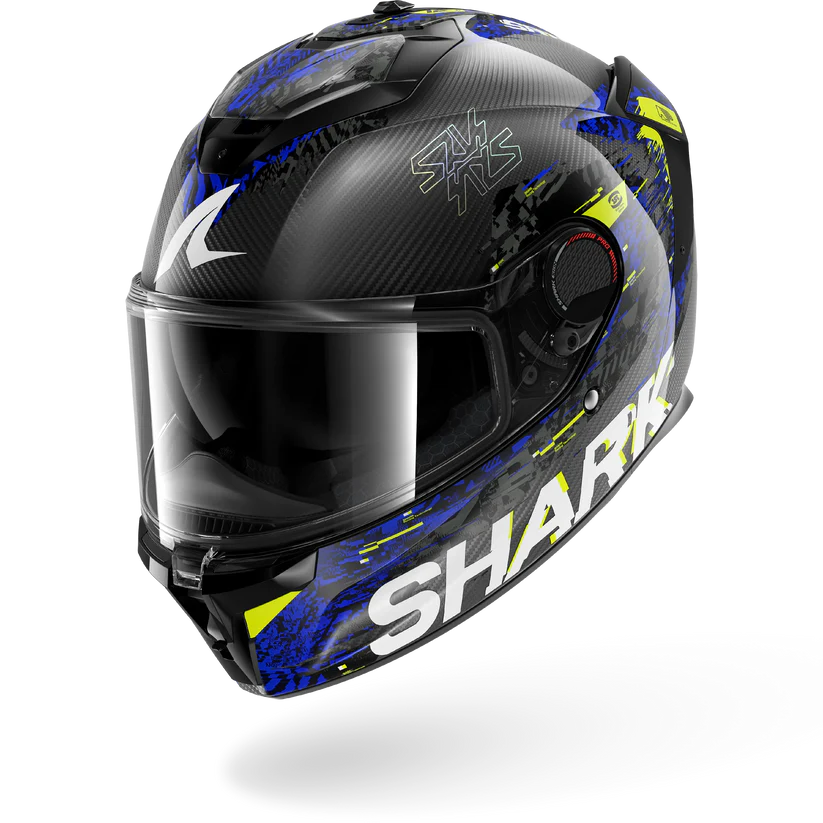 Shark Spartan GT PRO CARBON SPEED-VIB Carbon Anthracite Blue (DAB)