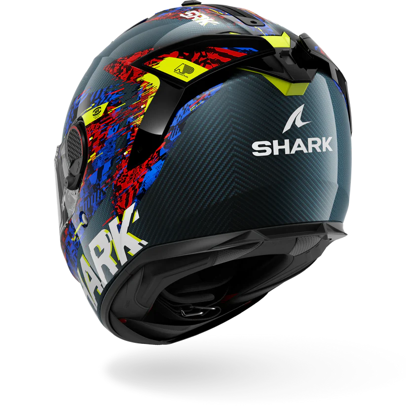 Shark Spartan GT Pro Carbon Speed-VIB Carbon Blue Red (DBR)