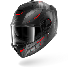 Shark Spartan GT PRO CARBON MEKARIUM Matt Carbon Anthracite Red (DAR)