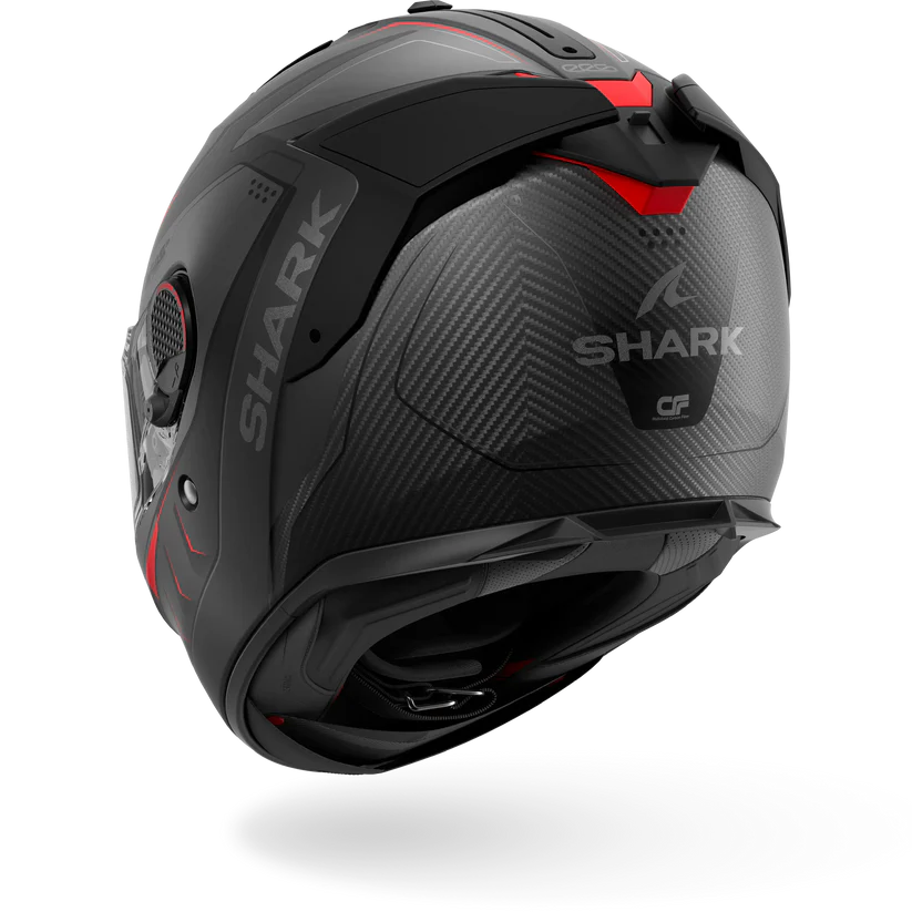 Shark Spartan GT PRO CARBON MEKARIUM Matt Carbon Anthracite Red (DAR)