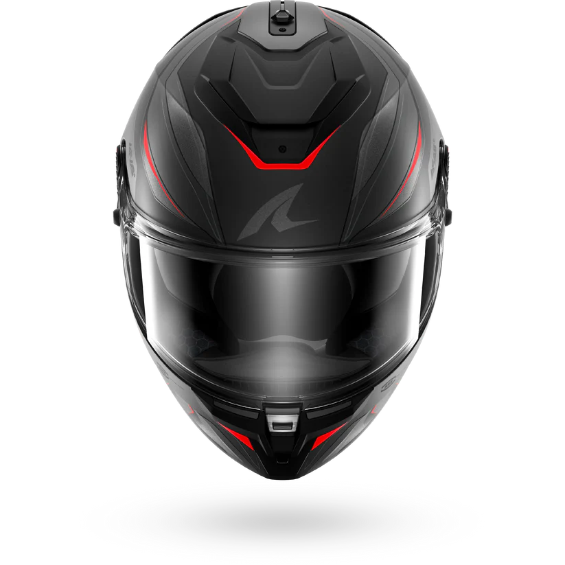 Shark Spartan GT PRO CARBON MEKARIUM Matt Carbon Anthracite Red (DAR)