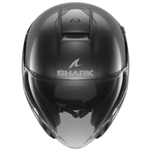 Shark City Cruiser Jet Black Helmet (A05)