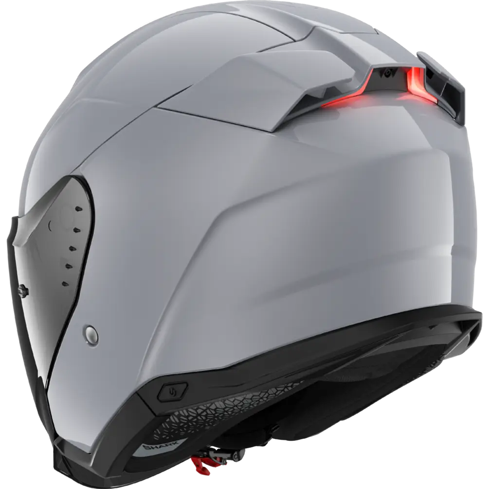 Shark Skwal i3 Jet Dark Shadow Edition Gun Silver Helmet (S05)