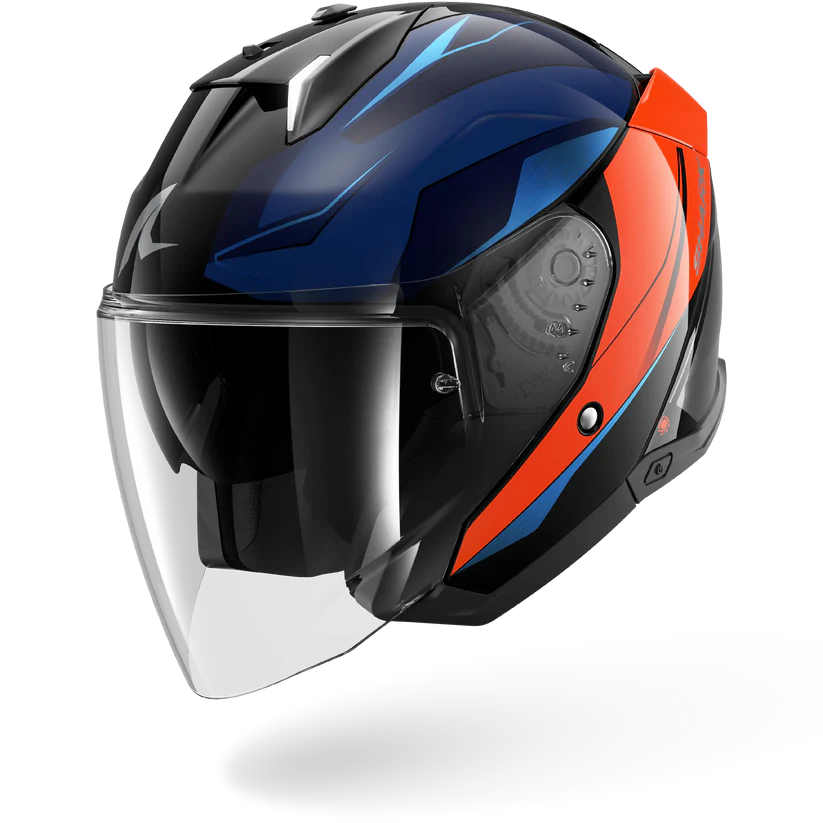 Shark Skwal i3 JET MEKARIUM Black Chrome Orange (KUO)