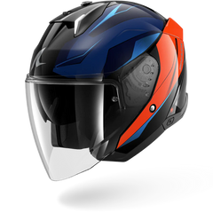 Shark Skwal i3 JET MEKARIUM Black Chrome Orange (KUO)