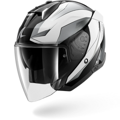 Shark Skwal i3 JET MEKARIUM Black Chrom White (KUW)