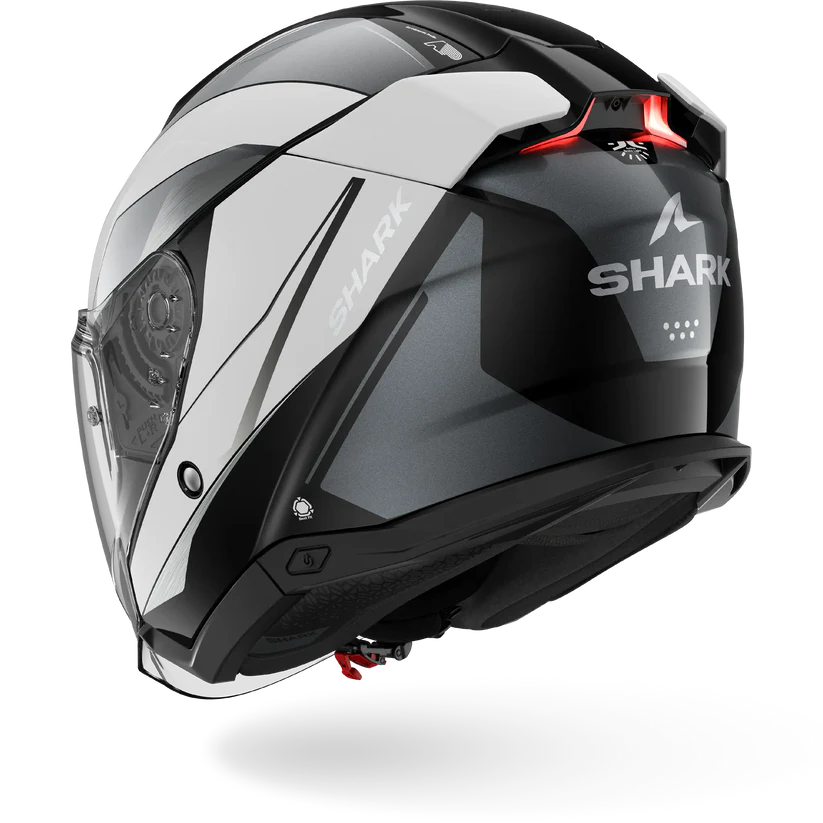 Shark Skwal i3 JET MEKARIUM Black Chrom White (KUW)