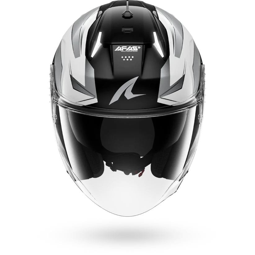 Shark Skwal i3 JET MEKARIUM Black Chrom White (KUW)