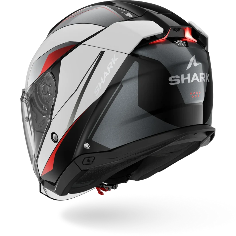 Shark Skwal i3 JET MEKARIUM Black Chrom White (KUW)