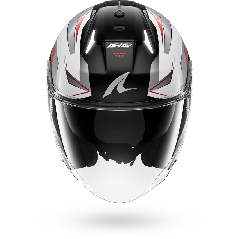 Shark Skwal i3 JET MEKARIUM Black Chrom White (KUW)