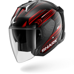 Shark Skwal i3 Jet LIGHT-BLUR Black Red White (KRW)