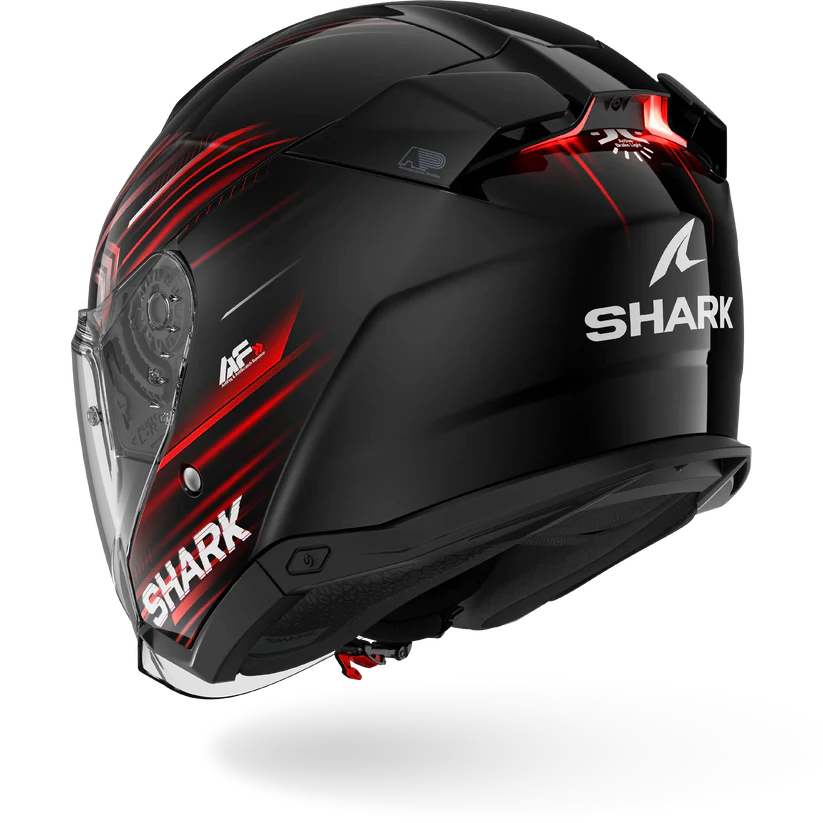 Shark Skwal i3 Jet LIGHT-BLUR Black Red White (KRW)