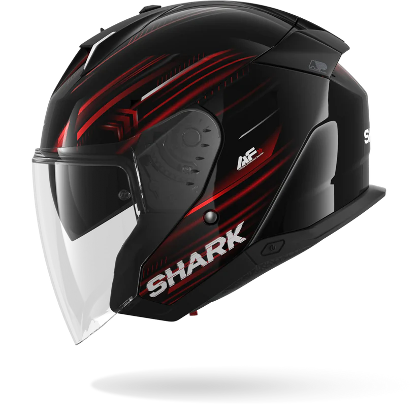 Shark Skwal i3 Jet LIGHT-BLUR Black Red White (KRW)