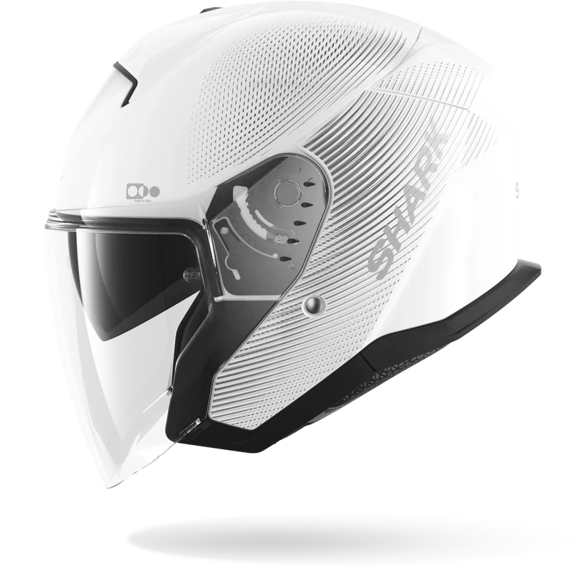 Shark Skwal Jet SP LYNE White Silver Silver (WSS)